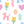 Balloon Animals Pink 2 Way Zipper Ruffle Footie