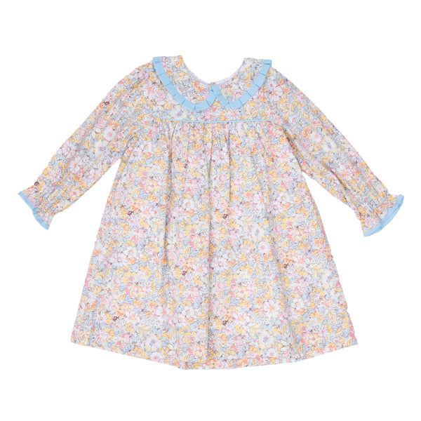 Cecilia Prairie Blue Petals Dress