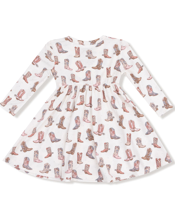 Future Cowgirl Twirly L/S Dress