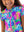 Rash Guard One Piece Swimsuit- Neon Ocean Coral