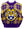 Purple Gold Plaid LSU Tiger Sweater Vest- (Women's)