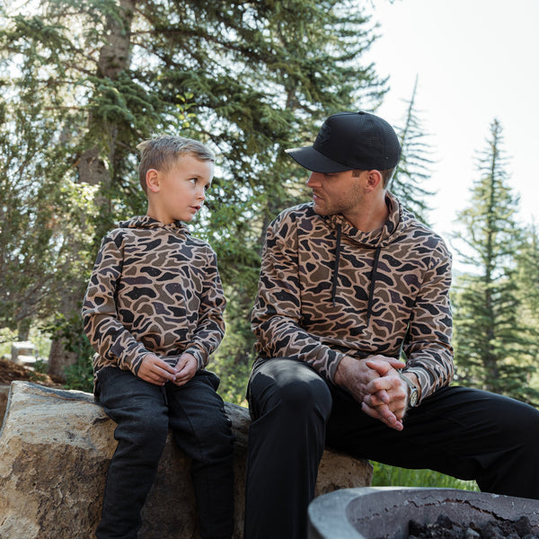 Youth Thermal Hoodie- Gauge Camo