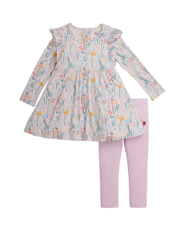 Shroom And Bloom Dress & Legging Set