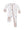 Woodland Babies 2 Way Zipper Romper- White/Gray