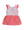 Flutter Sleeve Leotard- Butterfly Garden Toile
