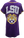 Purple LSU Tigers Baseball Jersey Tee Dress- (Women's)