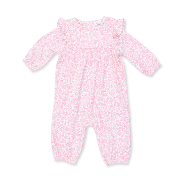Baby Woodland Ruffle Sleeve Romper