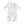 Soft Dinos French Terry Romper- White/Green