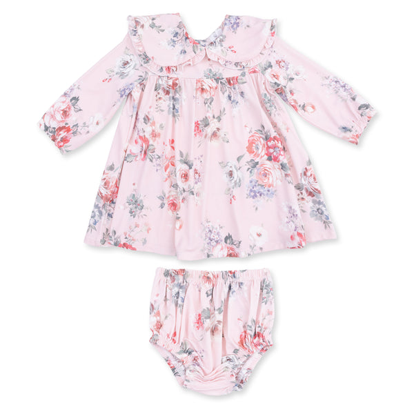 Painterly Rose Bouquets Sofia Dress