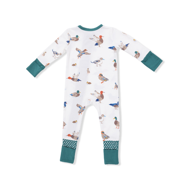 Ducks 2 Way Zipper Romper