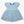 Princess Bow Twirl Dress- Crystal Blue Princess