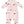 Collector Chickens Ruffle Sleeve Romper- Light Pink