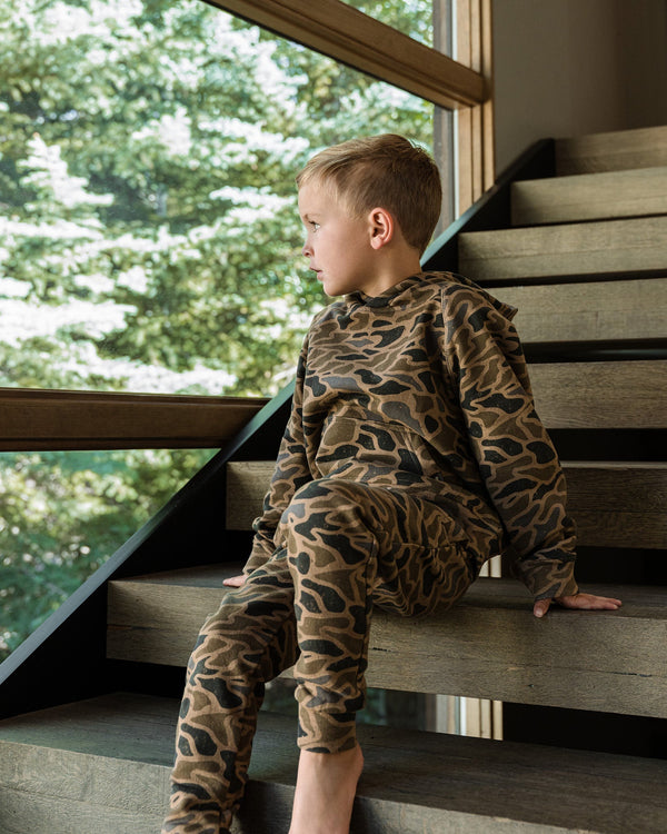 Youth Fleece Jogger- Gauge Camo