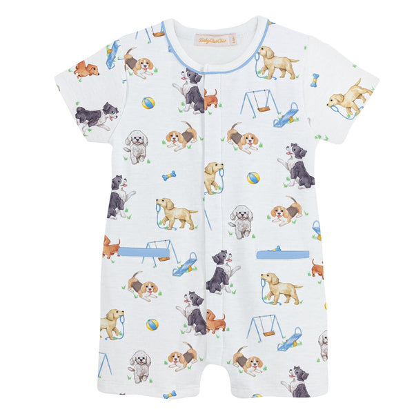 Doggie Park Printed Romper