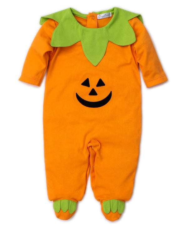 Jack-O'-Lantern Footie- Orange