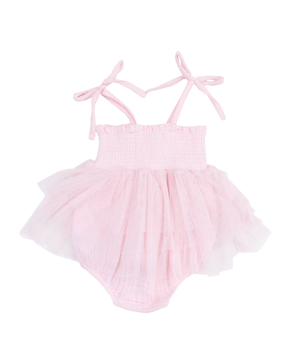 Solid Muslin Ballerina Tutu Bubble- Pink