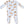 Horses 2 Way Zipper Footie- Sky Blue