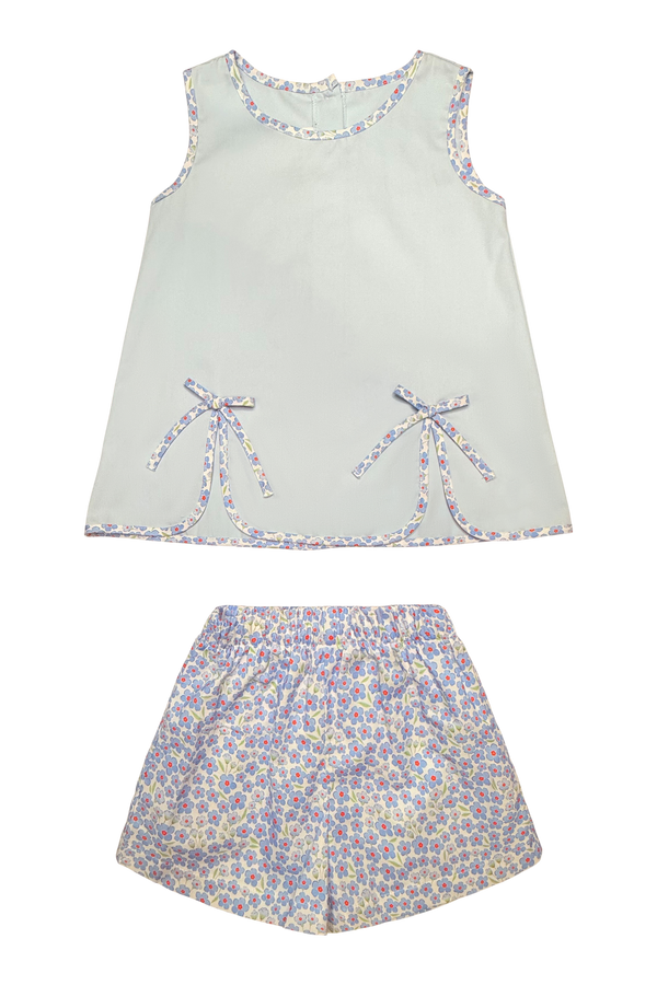 Paige Play Set- Red White & Bloom Floral