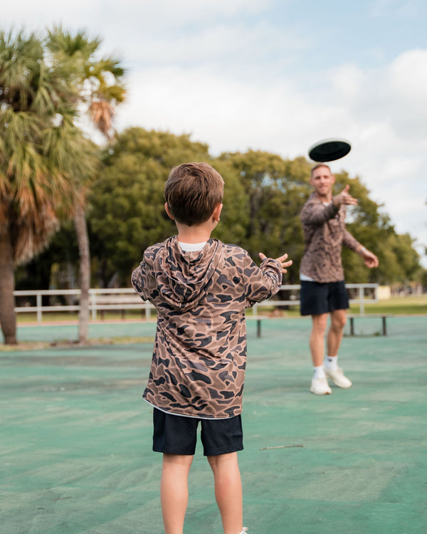 Youth Performance Hoodie- Gauge Camo