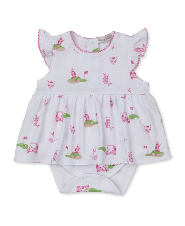 Pink Golf Championship Bodysuit Dress