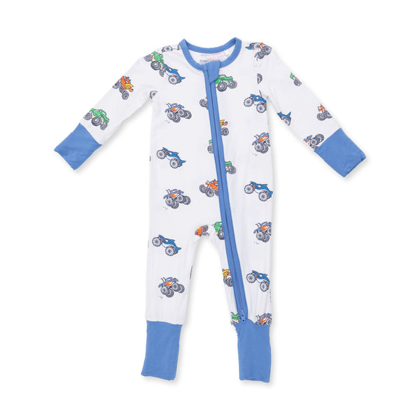 Monster Trucks Convertible Romper