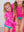 Zipper Rash Guard 2-Piece Swimsuit- Neon Island Time