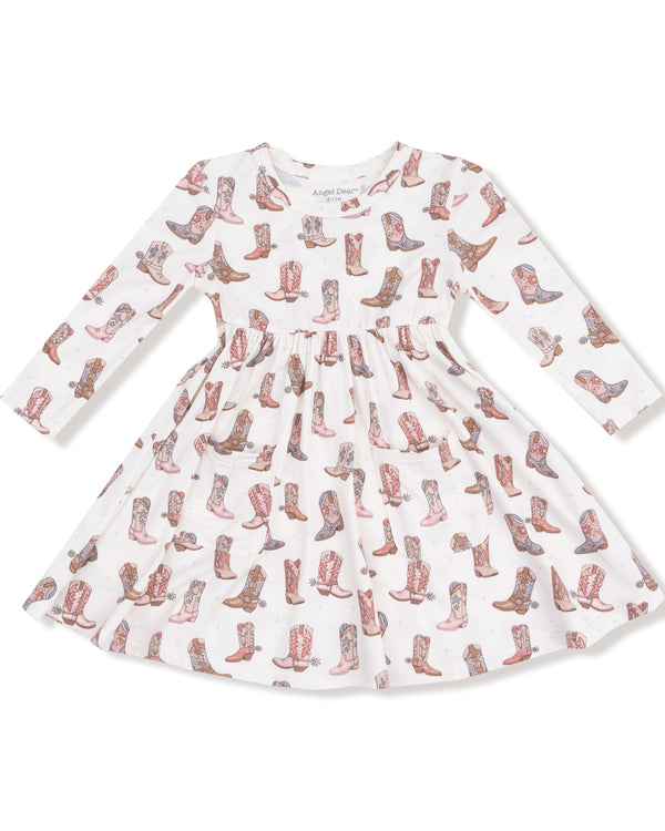Future Cowgirl Twirly L/S Dress