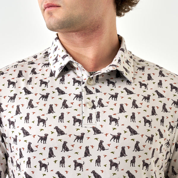 Performance Polo- Ducks And Dogs (Men's)