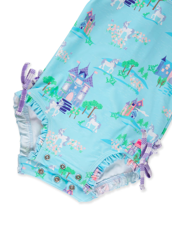 One Piece Rash Guard Swimsuit- Once Upon A Castle