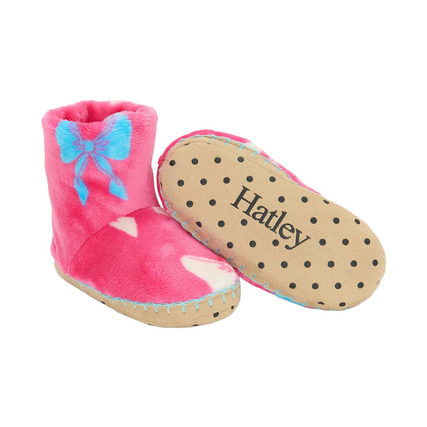 Big Bows Fleece Slippers