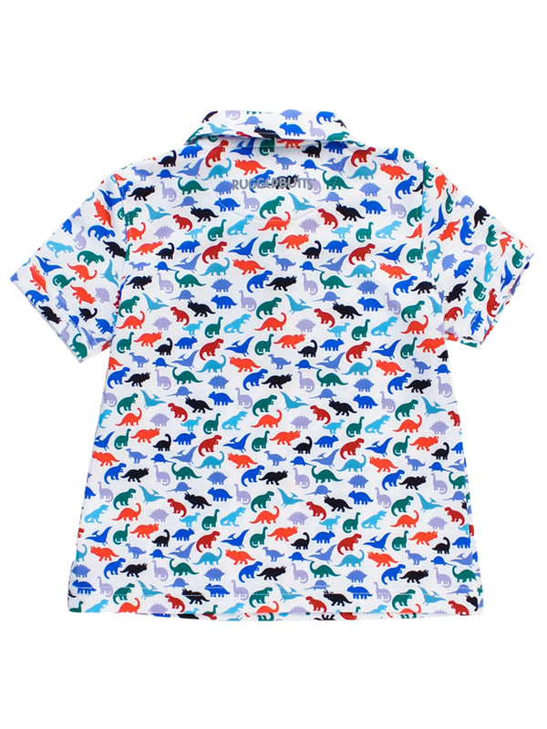 Performance Knit Polo- Dino Roar