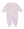 Safari Wild Footie W/ Hand Emb- Pink