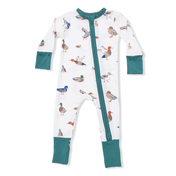 Ducks 2 Way Zipper Romper