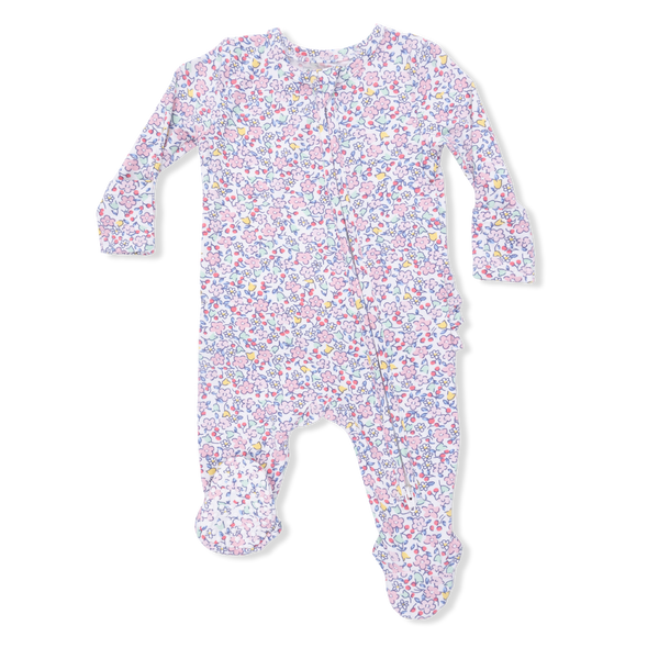 Elizabeth's Garden 2 Way Zipper Footie