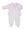 Playing Pup Footie W/ Jacket Set- White/Pink
