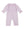 Hand Smocked Playsuit- Pink