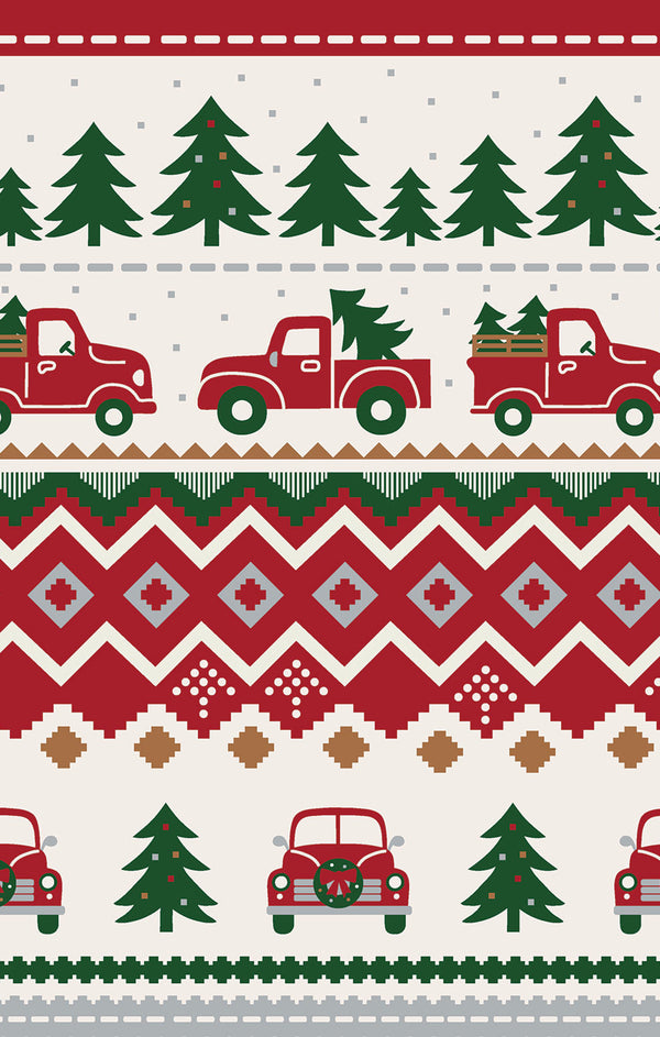 Red Truck Fair Isle L/S Loungewear Set
