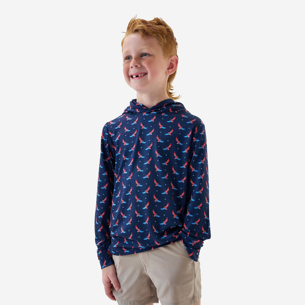 Youth Performance Hoodie- USA Eagle
