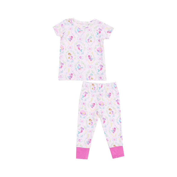 Mermaids S/S Loungewear Set- Pink