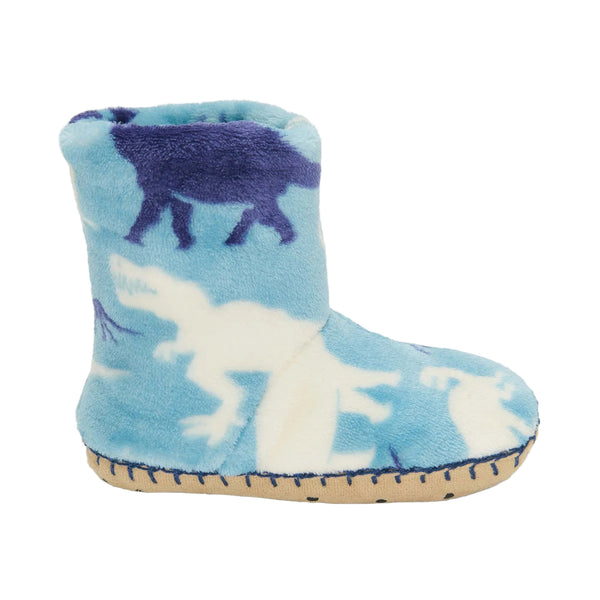 Dino Silhouette Fleece Slippers