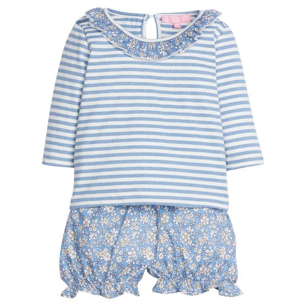 Rosie Bloomer Set- Roland Floral Blue
