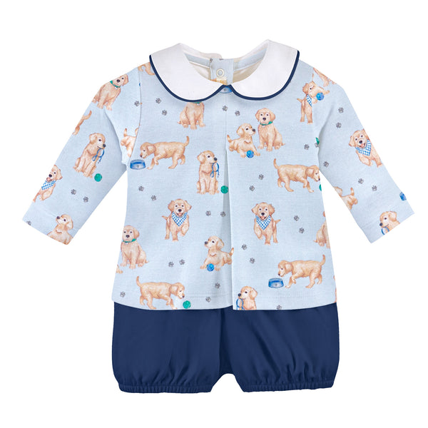 Puppy Adventures Printed Bloomer Set