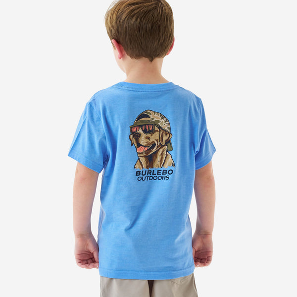 Youth Tee- Mallard Camo Dog