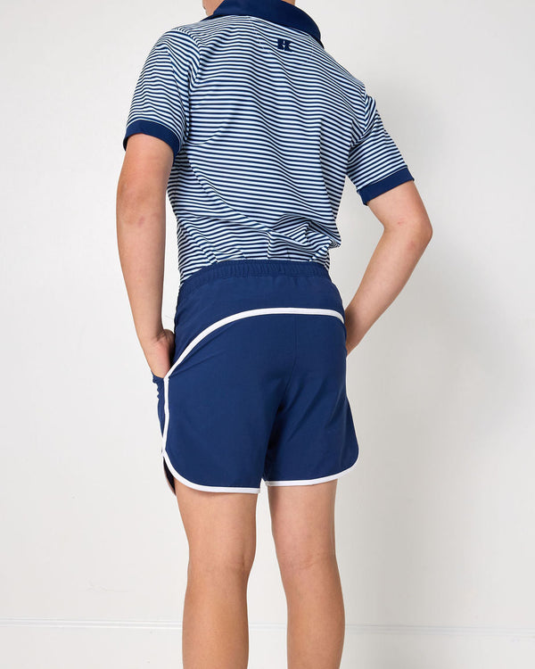 Navy Retro Super Short