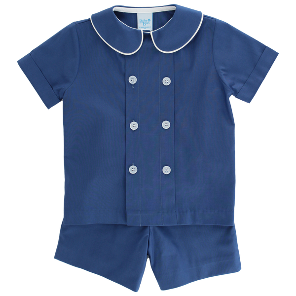 Posh Posies with Cornflower- Dressy Short Set