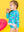 Long Sleeve Rash Guard Bikini- Neon Pool Party