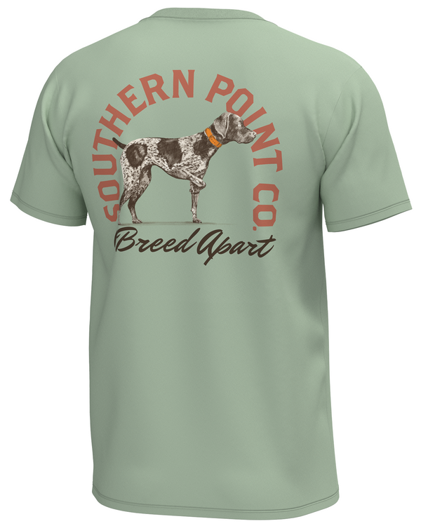 Youth Logo Arch Tee- Smoke Green