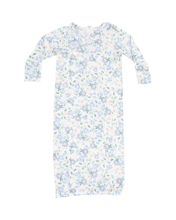 Baby Veronical Floral Kimono Gown