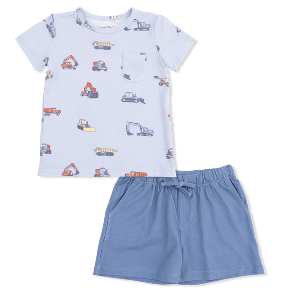 Construction Vehicles Short Set