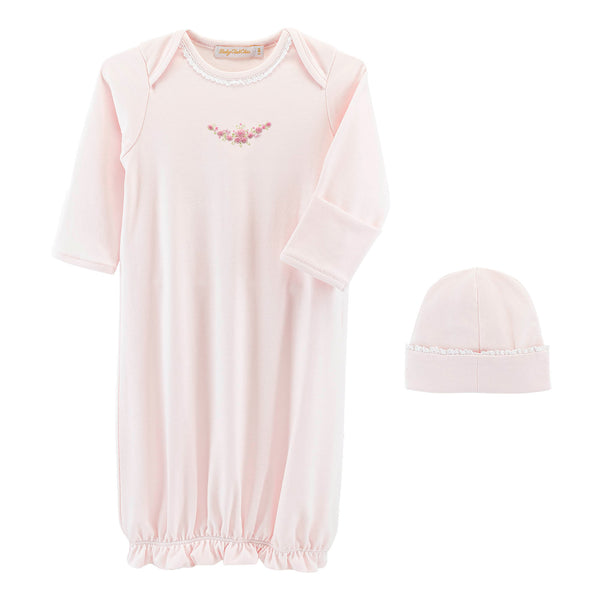 Blossom Moon Gown & Hat Set - Pink